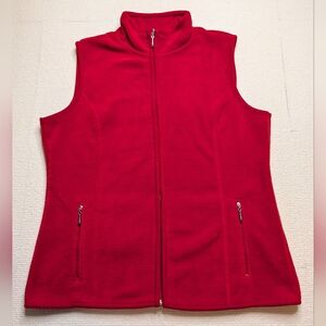 Karen Scott Sport Fleece Vest